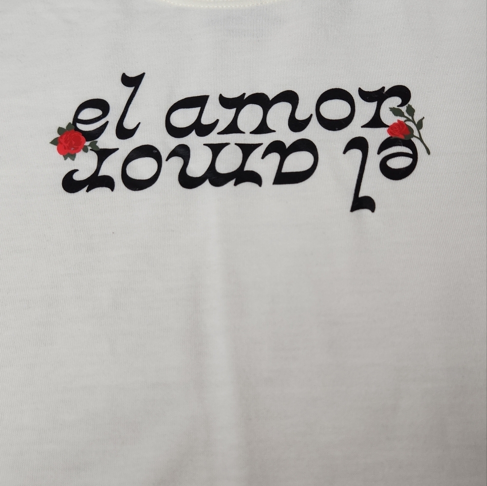 Girl's Art Class White "el amor" Pajama Sleep Top - XXL (16/18)